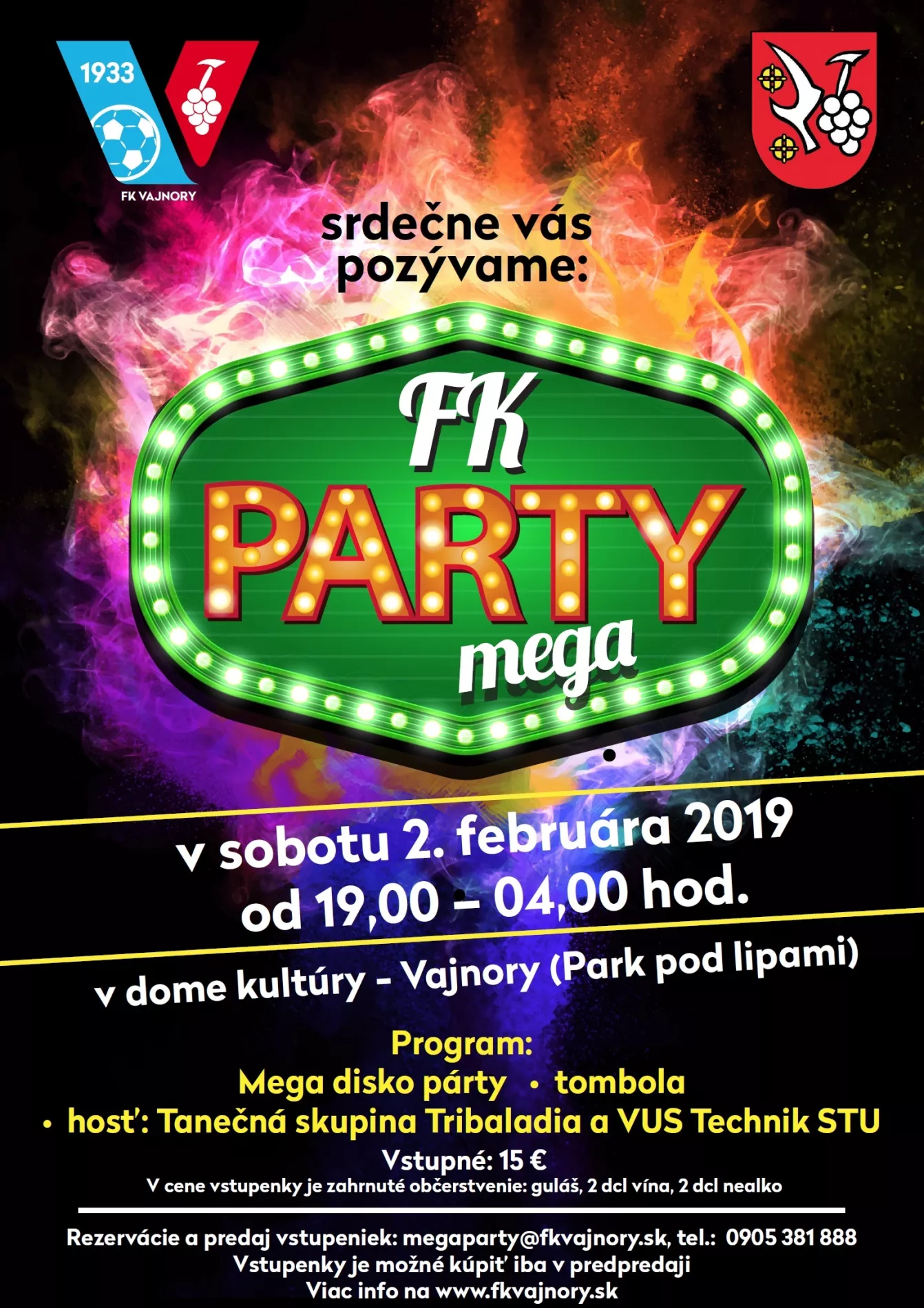 Mega party 2. február 2019
