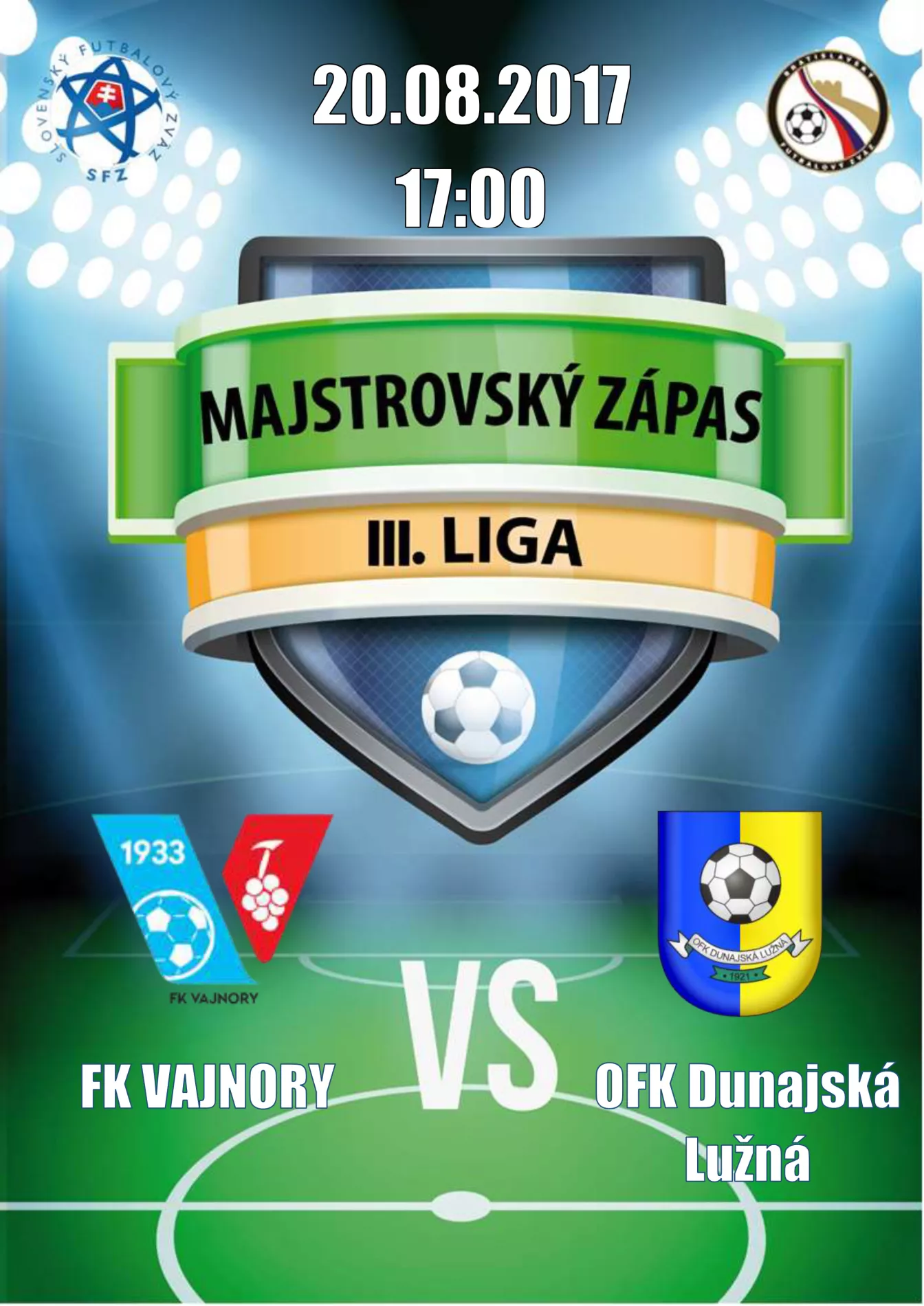 FK Vajnory a OFK Dunajská Lužná