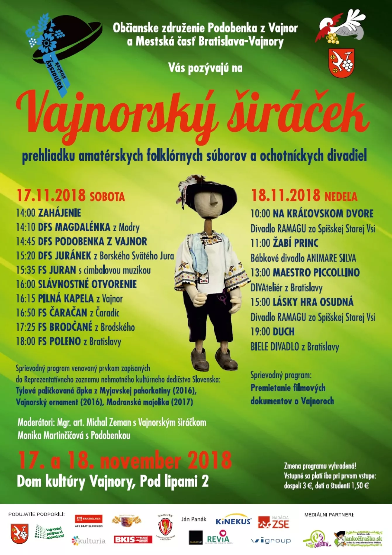 Vajnorský širáček 17.-18. november 2018
