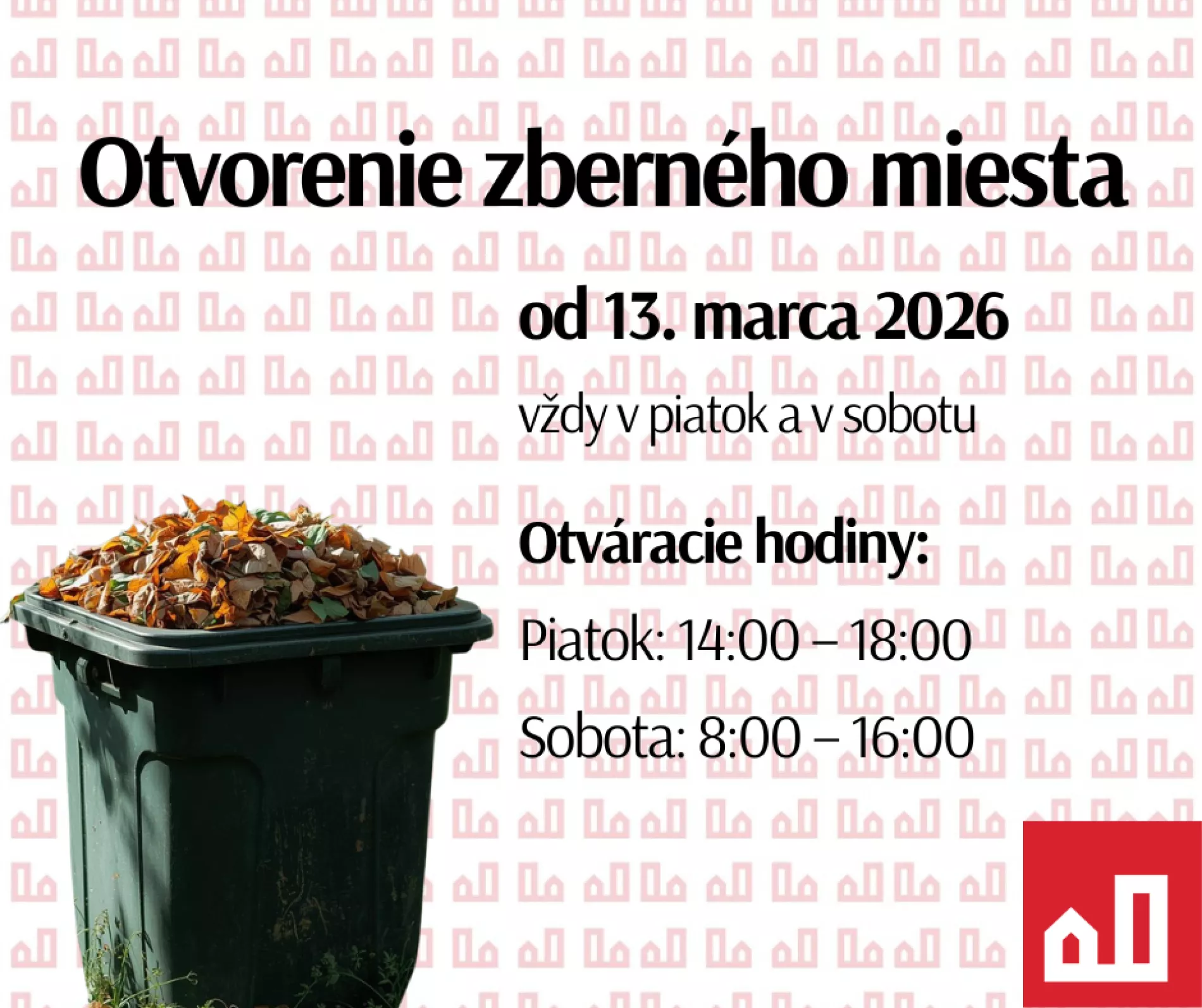 OTVORENIE ZBERNÉHO MIESTA PRI MLYNE