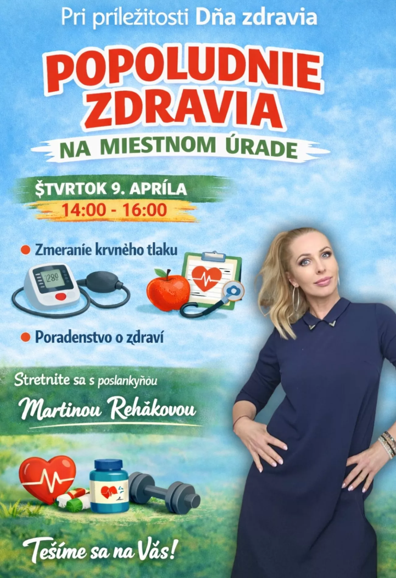 Popoludnie zdravia na miestnom úrade