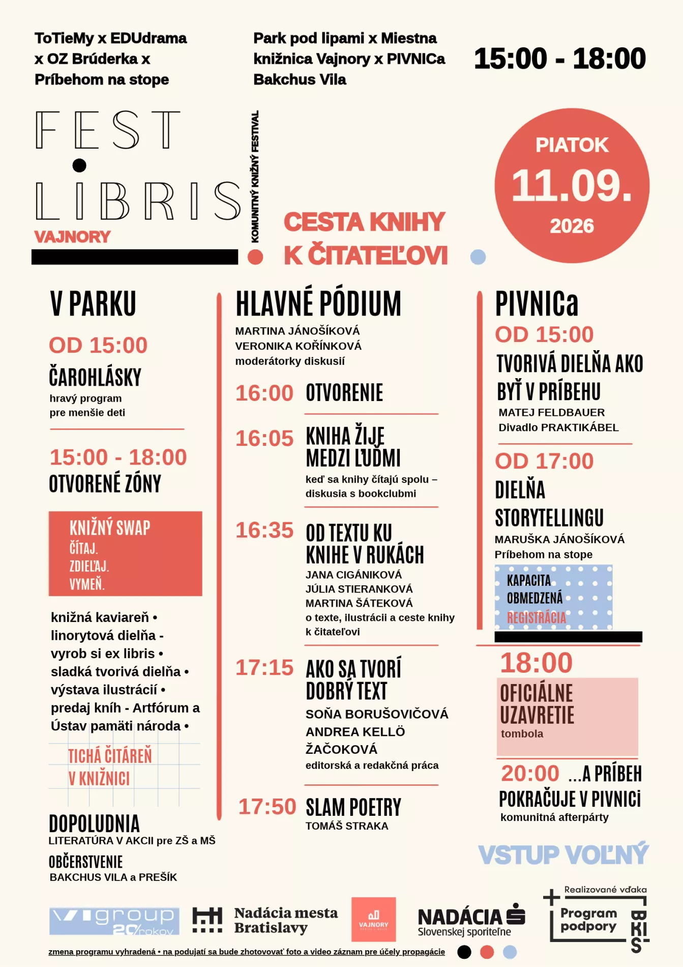Plagát Fest Libris