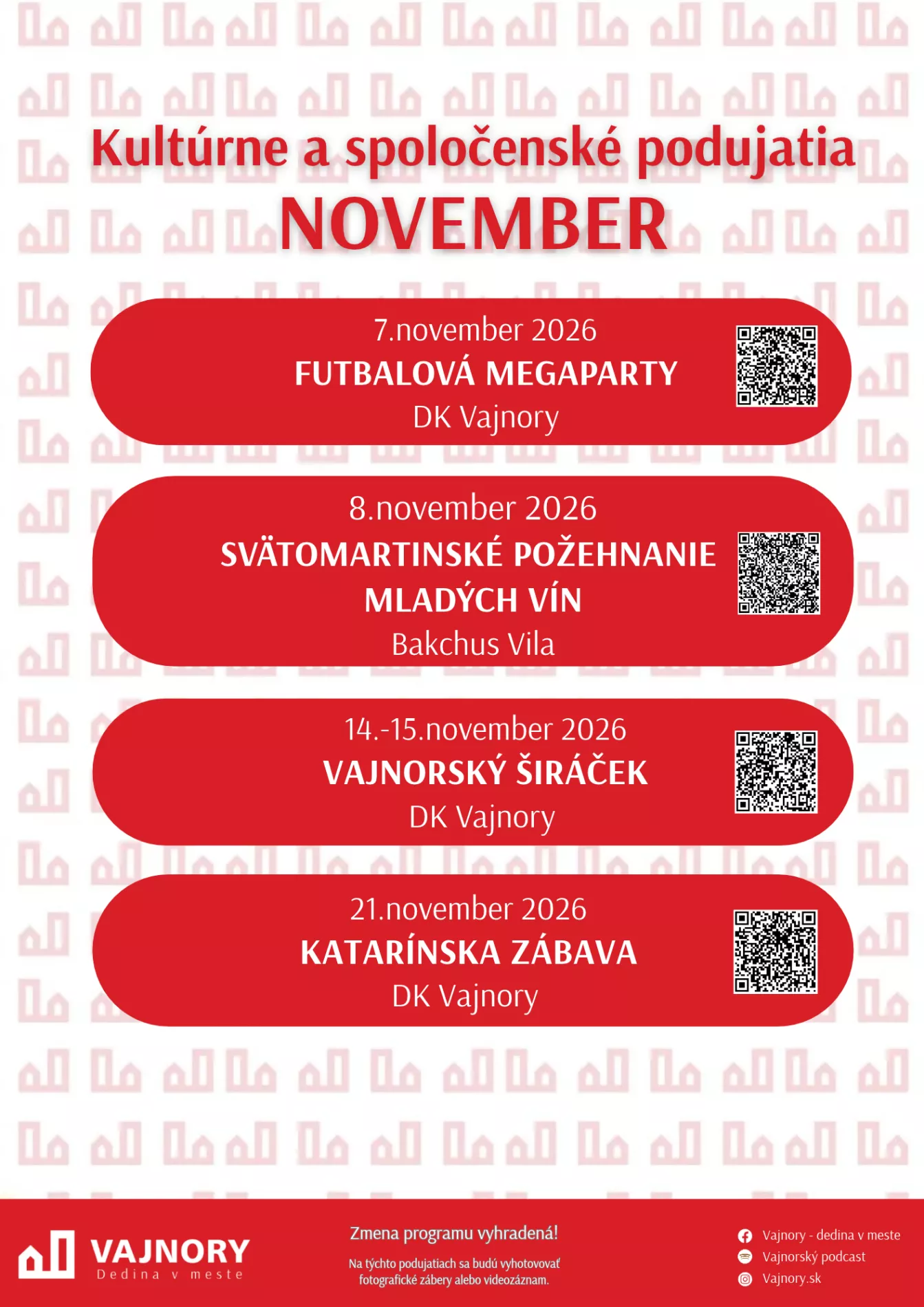 November vo Vajnoroch