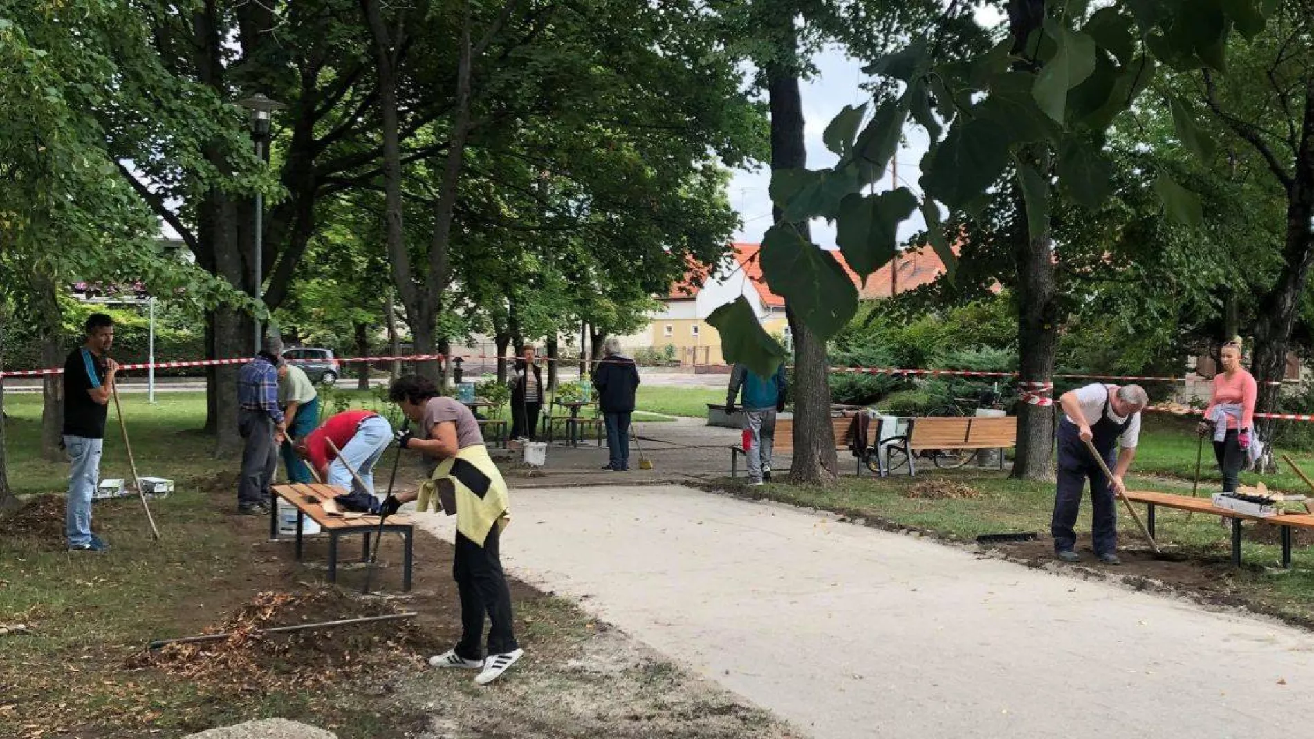 Otvorenie petangového ihriska v Rakús parku