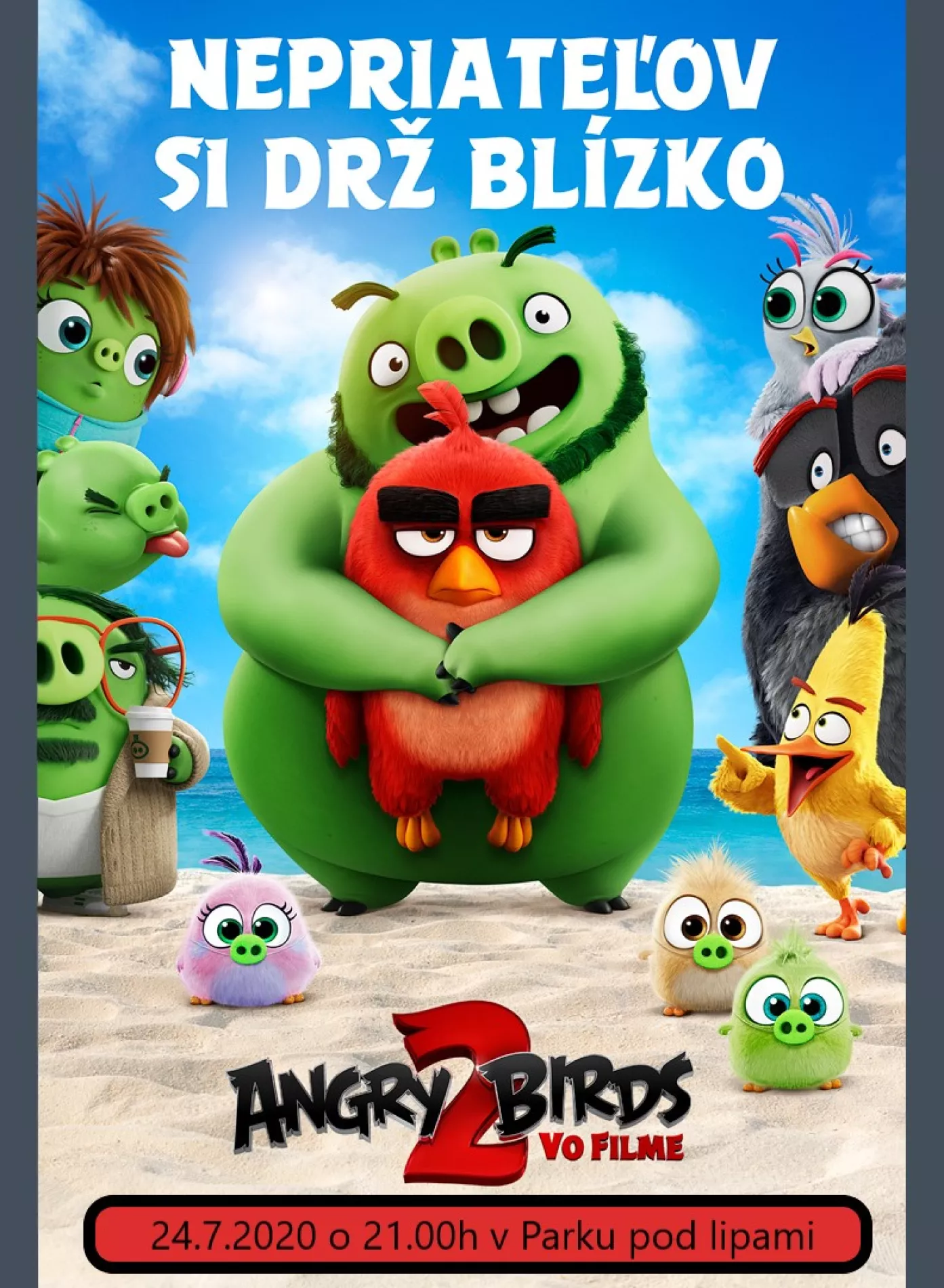 OPEN AIR Letné kino 2020: Angry birds 2