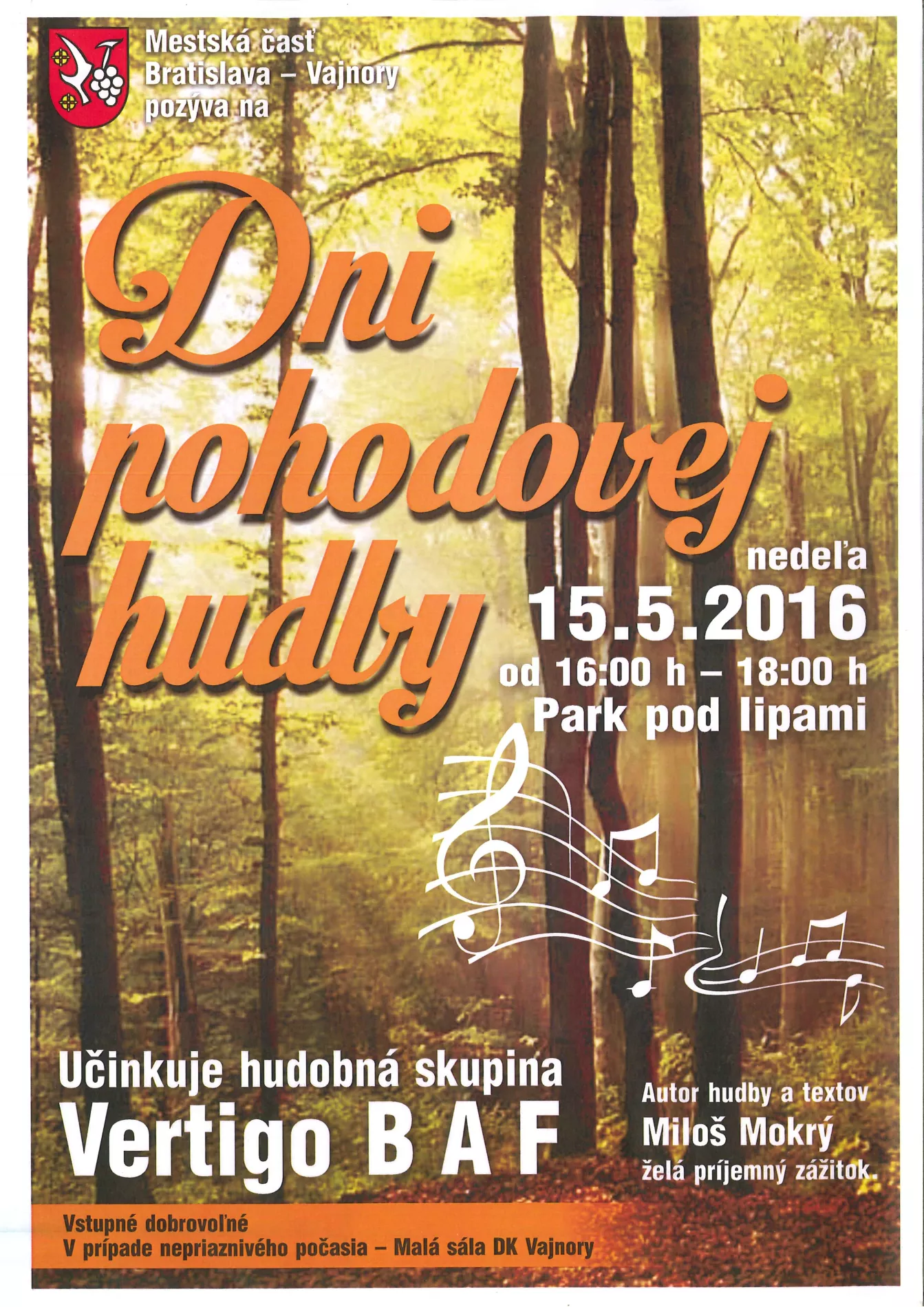 Dni pohodovej hudby 15.5.2016