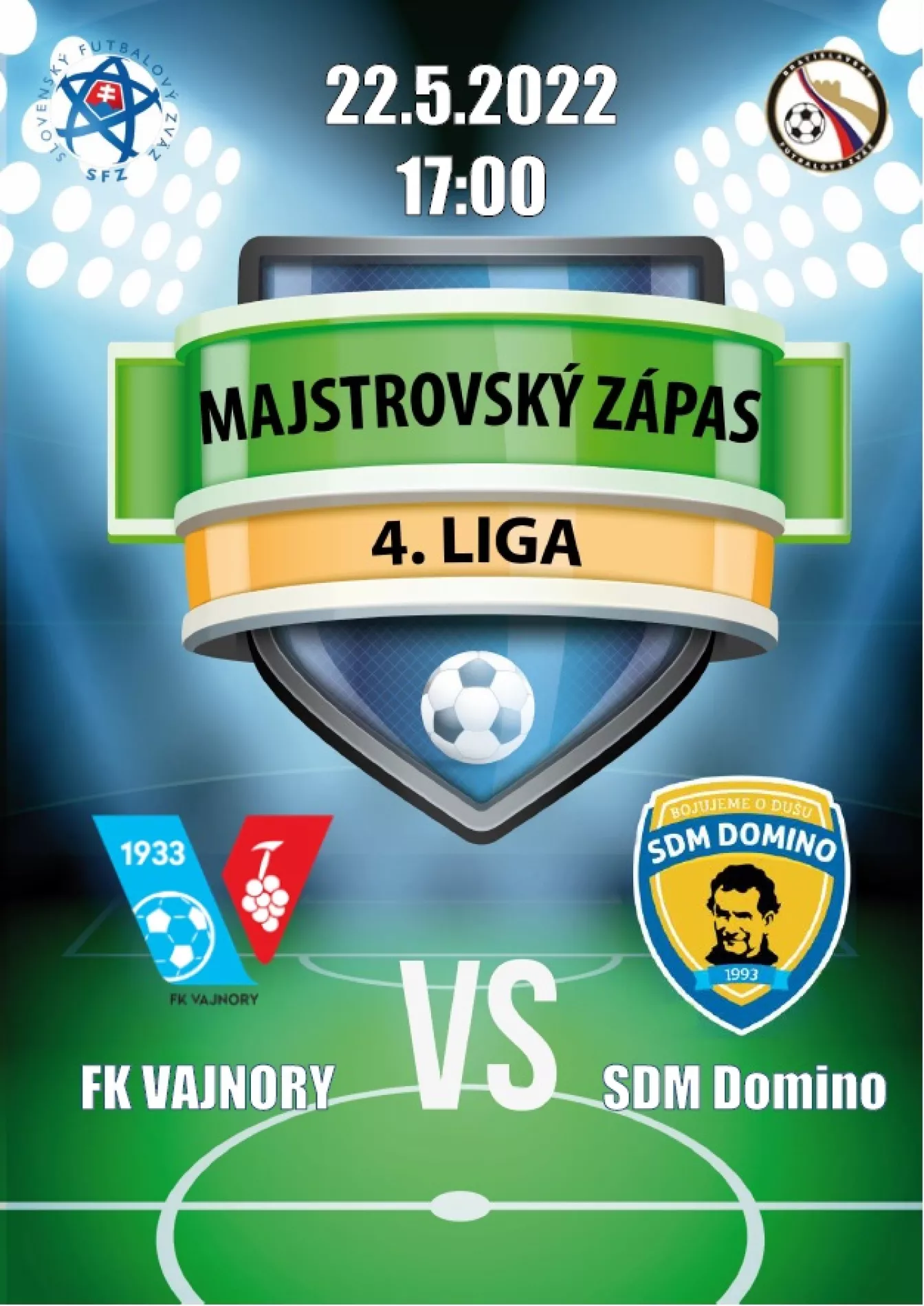 FK Vajnory - SDM Domino