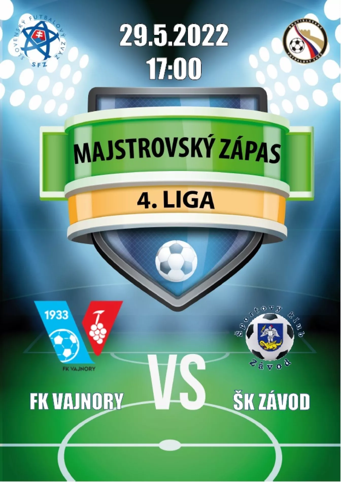  FK Vajnory - ŠK Závod