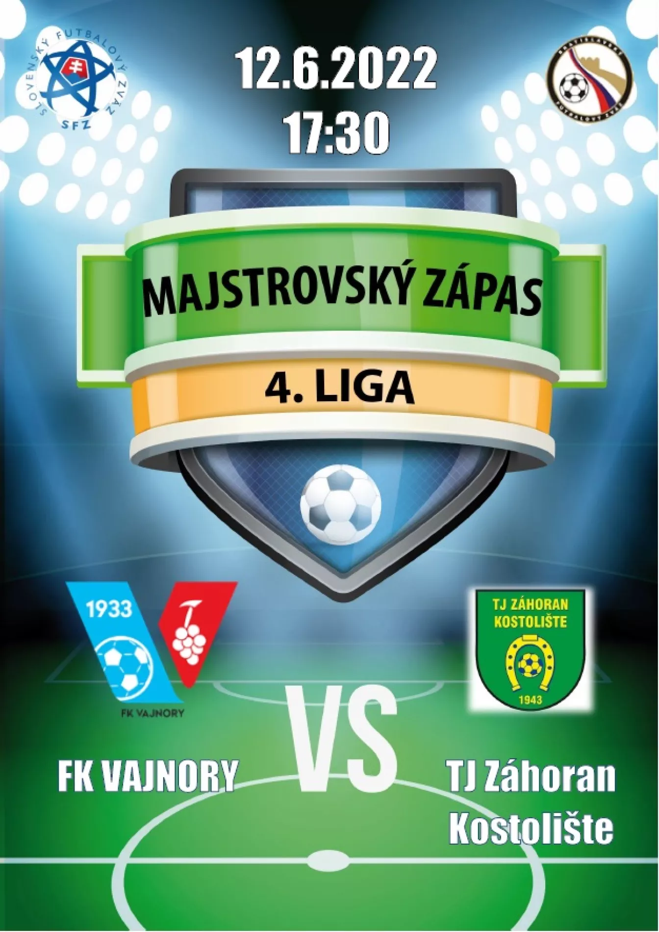  FK Vajnory -  TJ Záhoran Kostolište