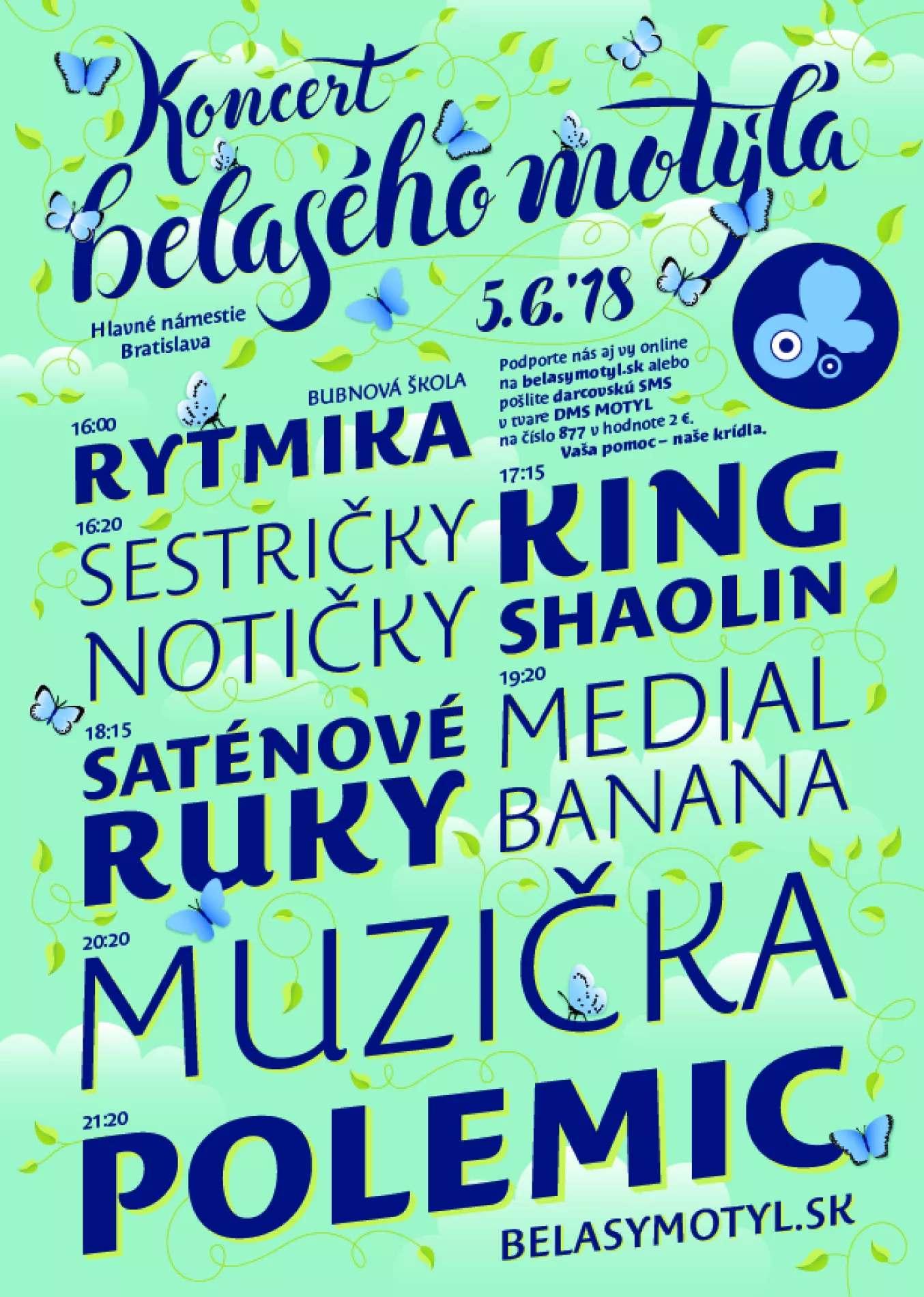 Koncert belasého motýľa