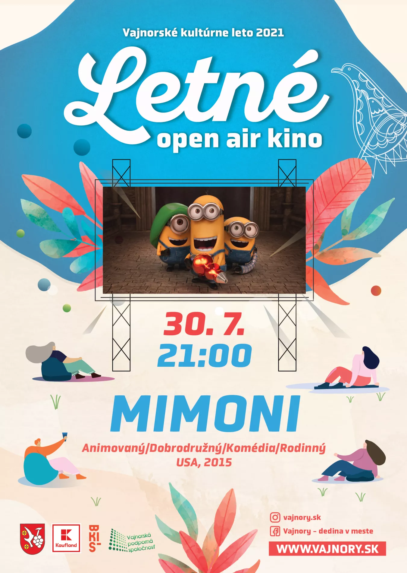  OPEN AIR Letné kino 2021: Mimoni