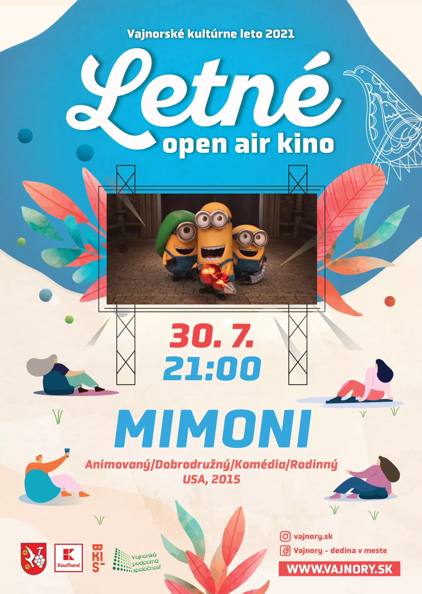 OPEN AIR Letné kino 2021: Mimoni