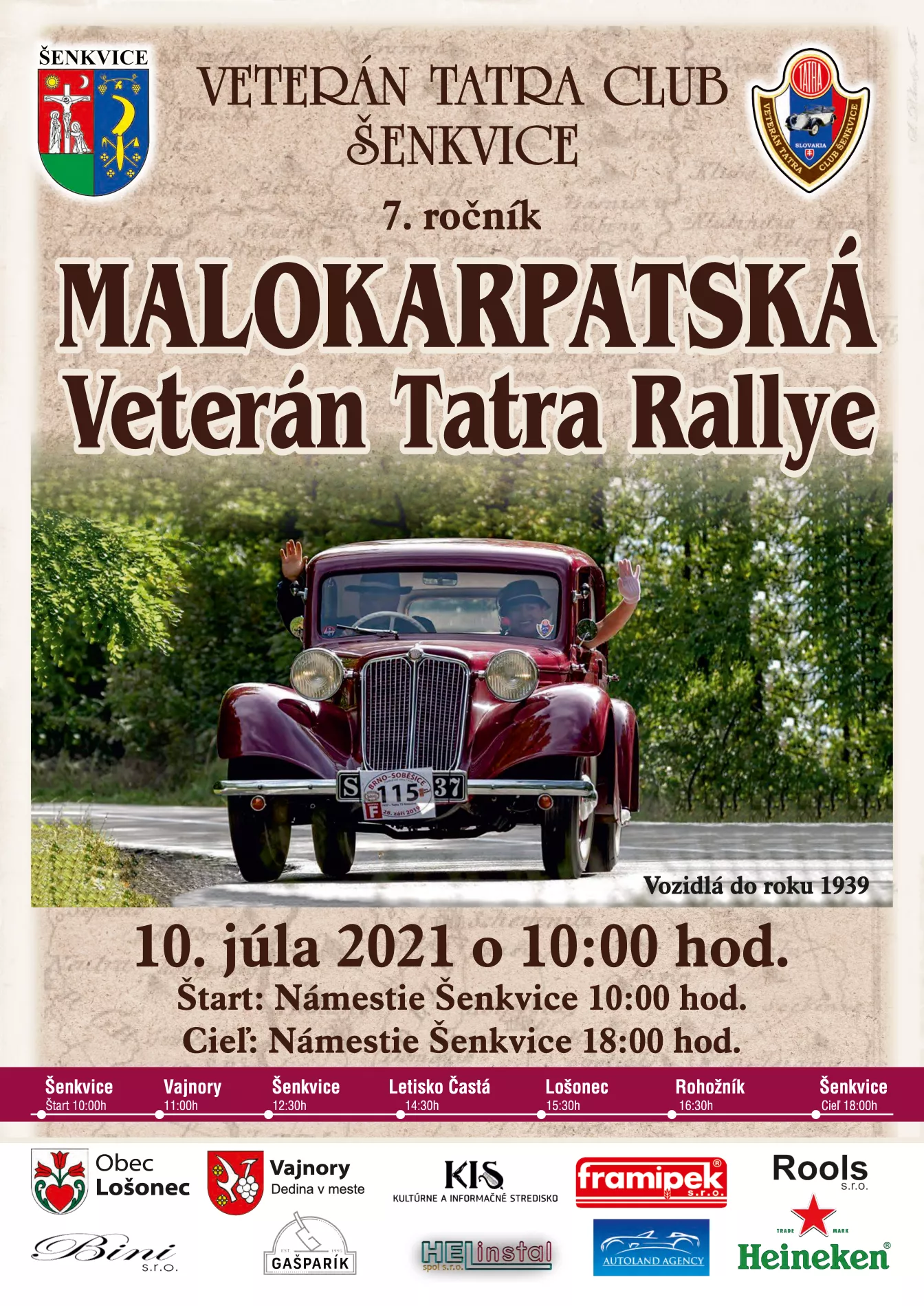 Malokarpatská Veterán Tatra Rallye