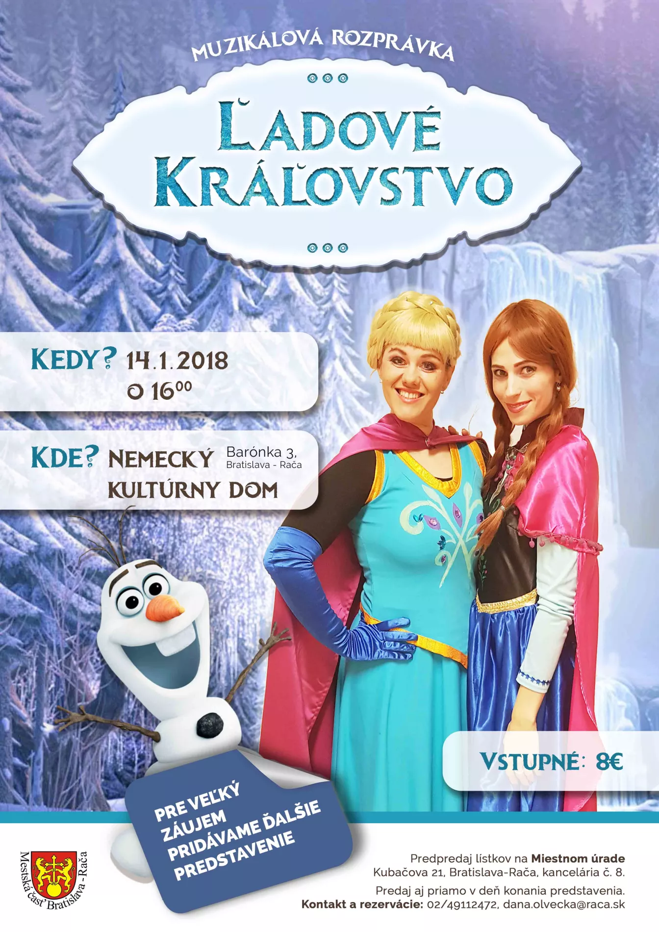 Ľadové kráľovstvo 14.január 2018