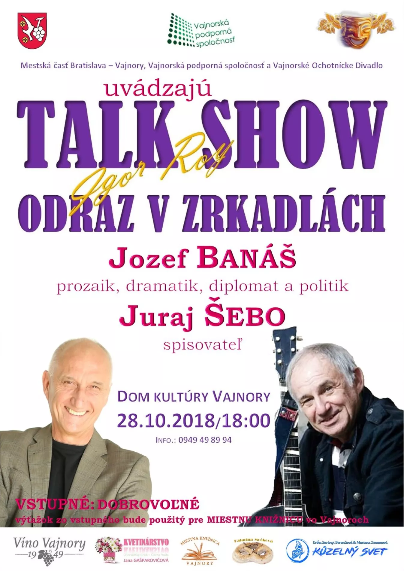 Talkshow Odraz v zrkadlách 28. októbra 2018