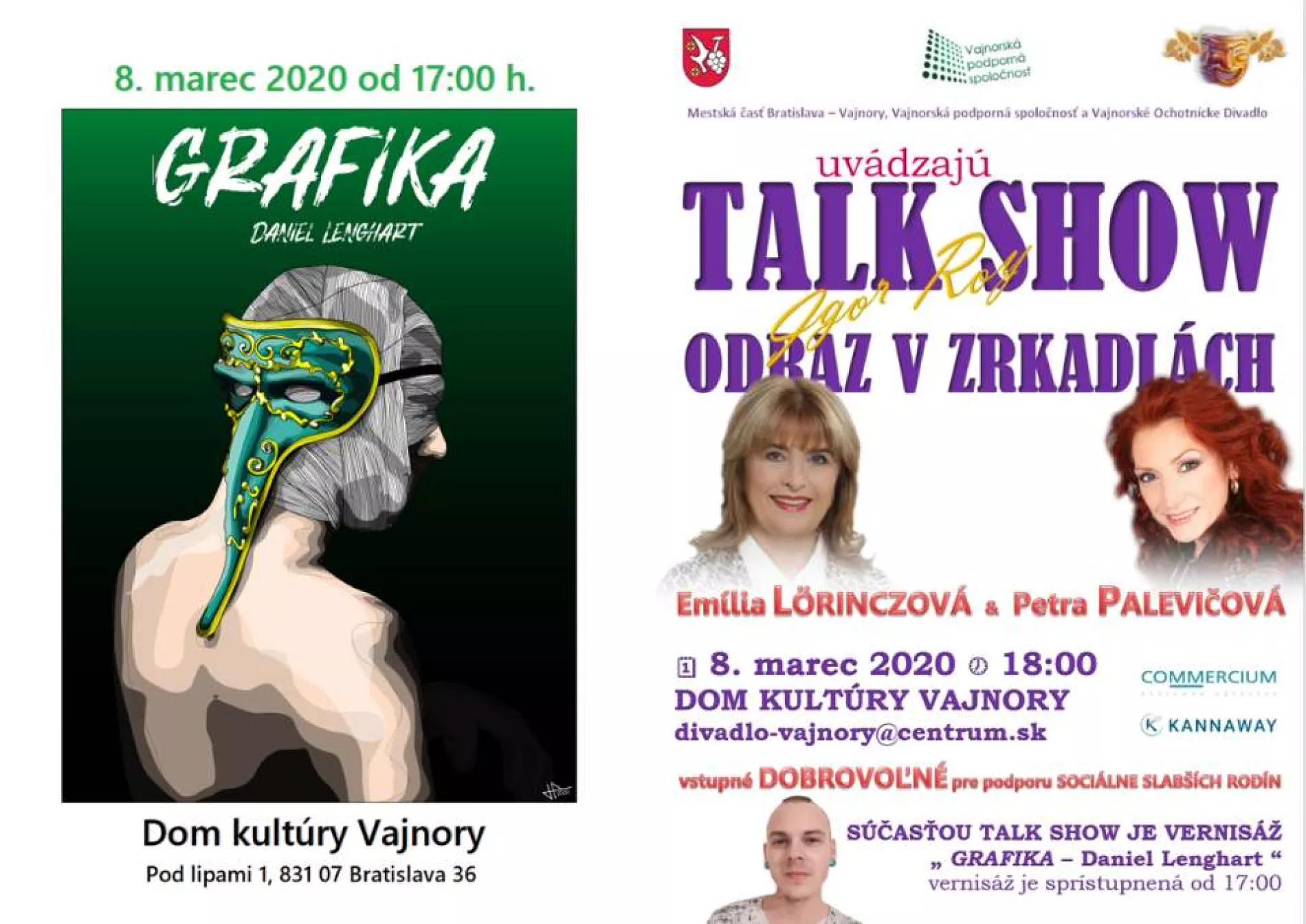 Talk show Igora Roya „Odraz v zrkadlách“ 8. marca 2020