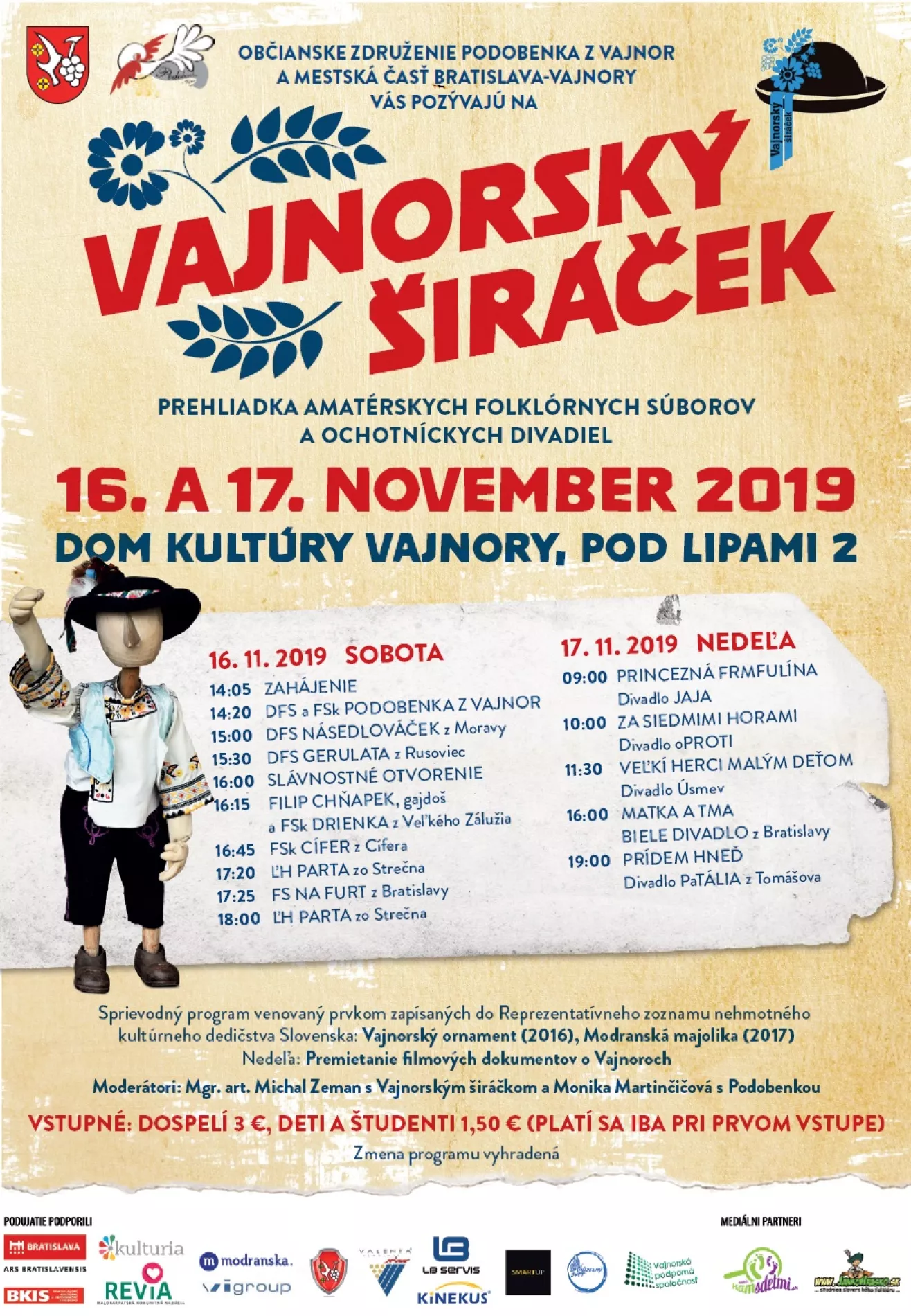 Vajnorský širáček 16. a 17. novembra 2019