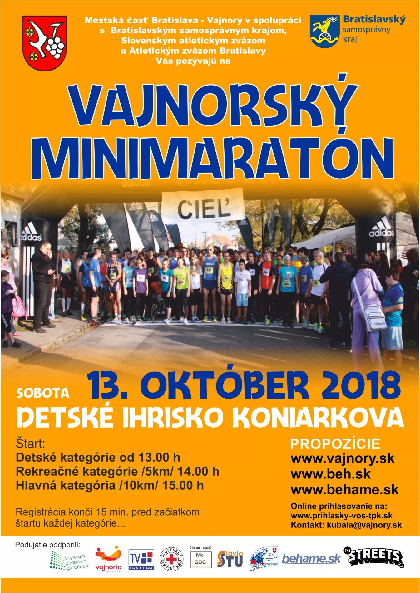 Vajnorský minimaratón 13. október 2018