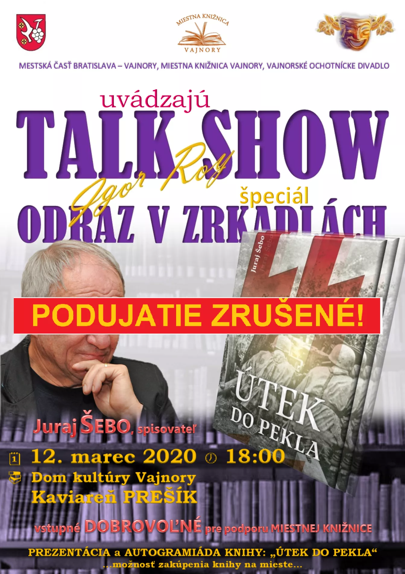  Talk show Igora Roya „Odraz v zrkadlách“ ŠPECIÁL 12. marca 2020