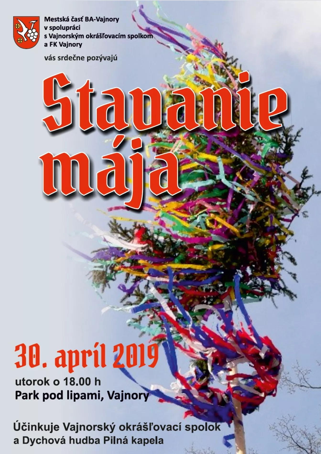 Stavanie mája 30. apríla 2019