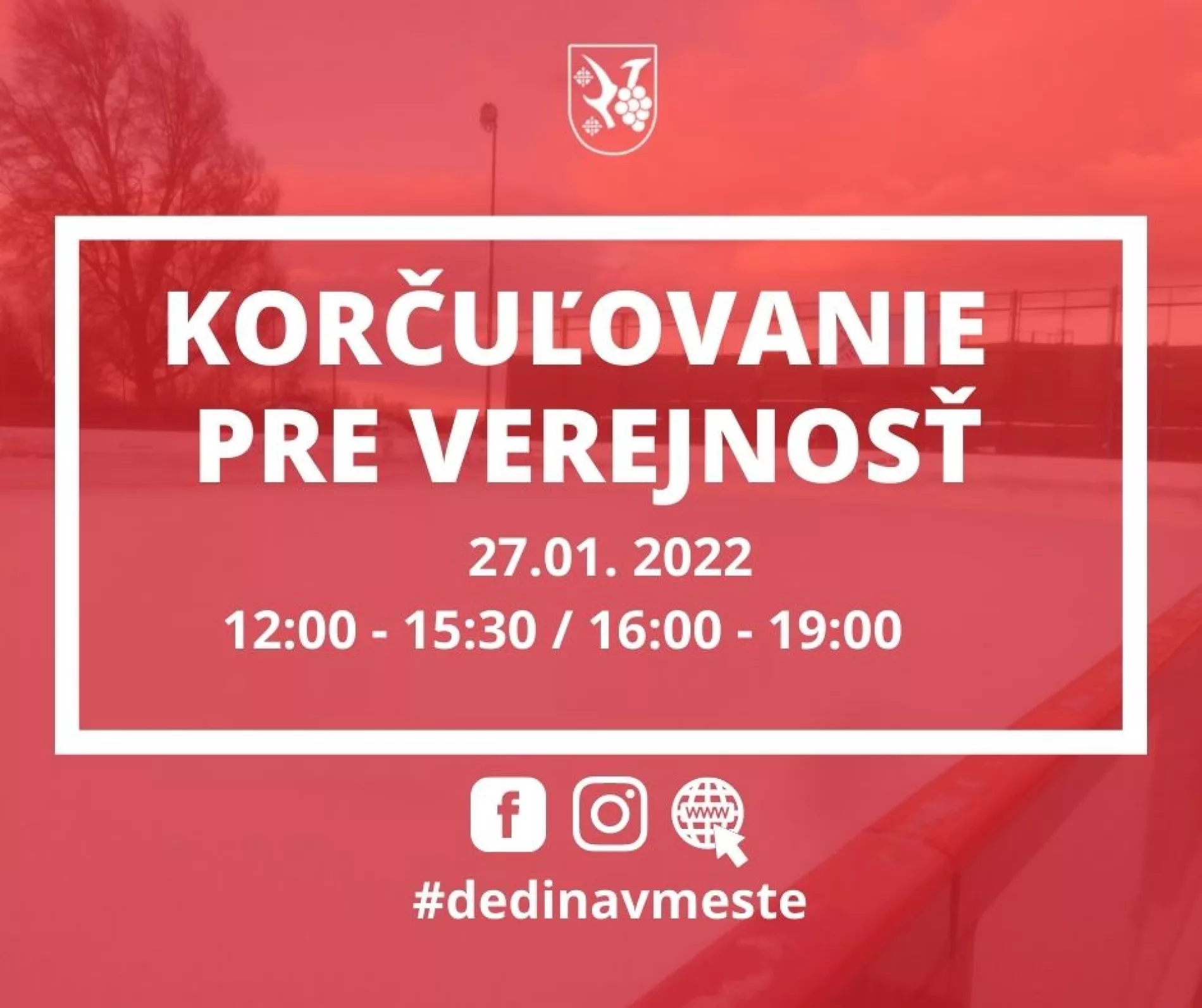 Dnes poobede, štvrtok 27.1.2022, sa uvoľnilo miesto pre verejnosť na korčuľovanie