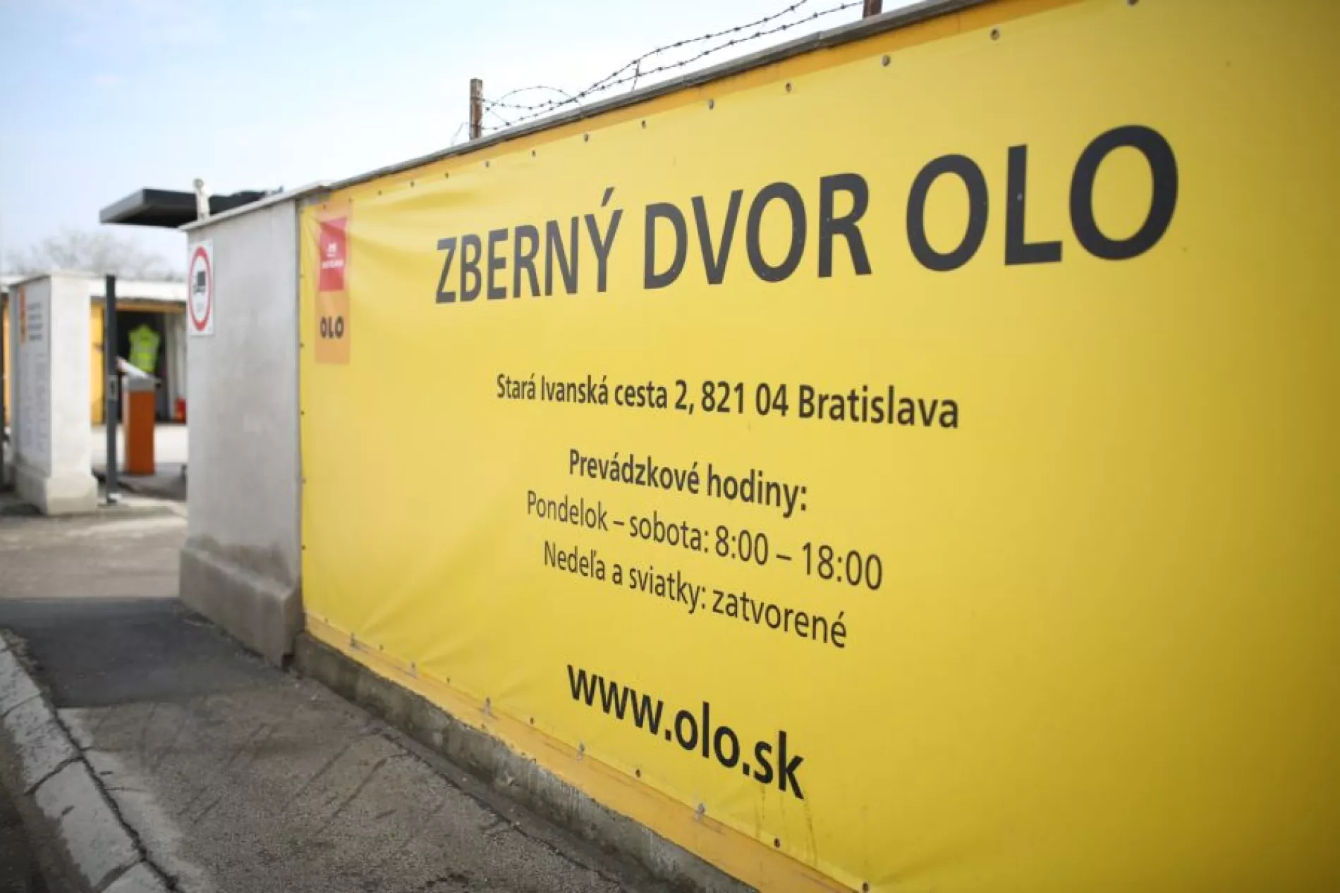 OLO a. s. od 20. 4. 2020 predlžuje otváracie hodiny zberného dvora na Starej Ivanskej ceste 2