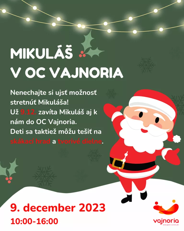 Mikuláš v OC Vajnoria