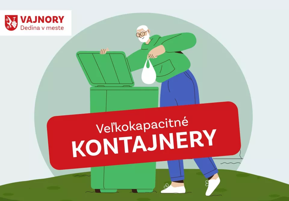 Harmonogram pristavenia veľkokapacitných kontajnerov na 1. polrok 2024 v MČ Bratislava – Vajnory