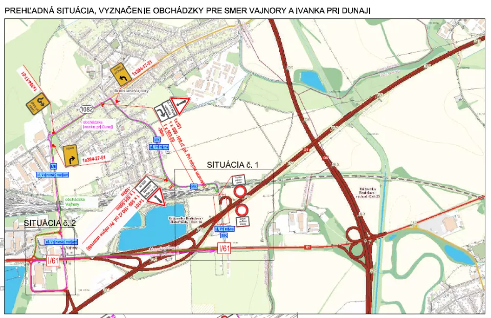UZÁVIERKA ULICE PRI MLYNE