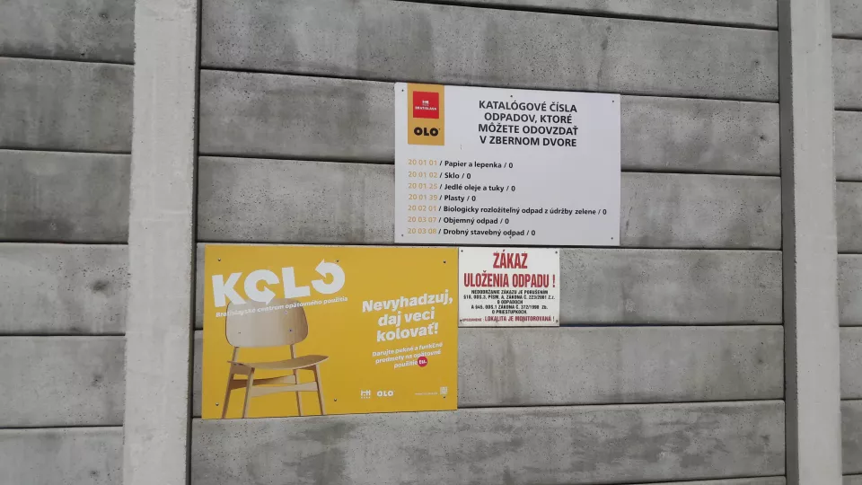 Sezónny zberný dvor Rača