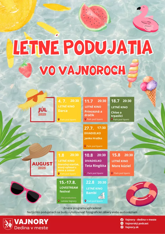 Kultúrne leto vo Vajnoroch