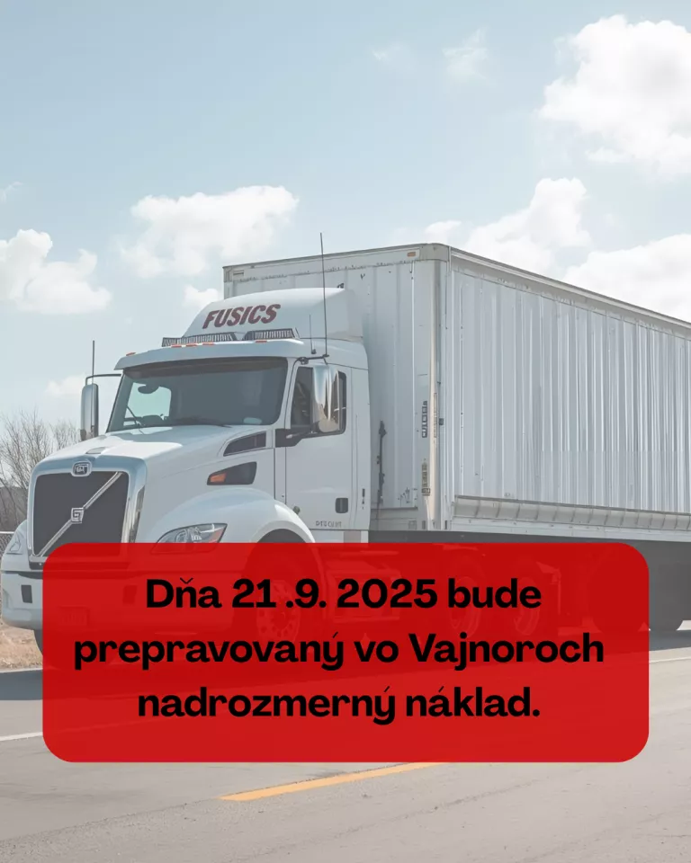 Preprava nadrozmerného nákladu 