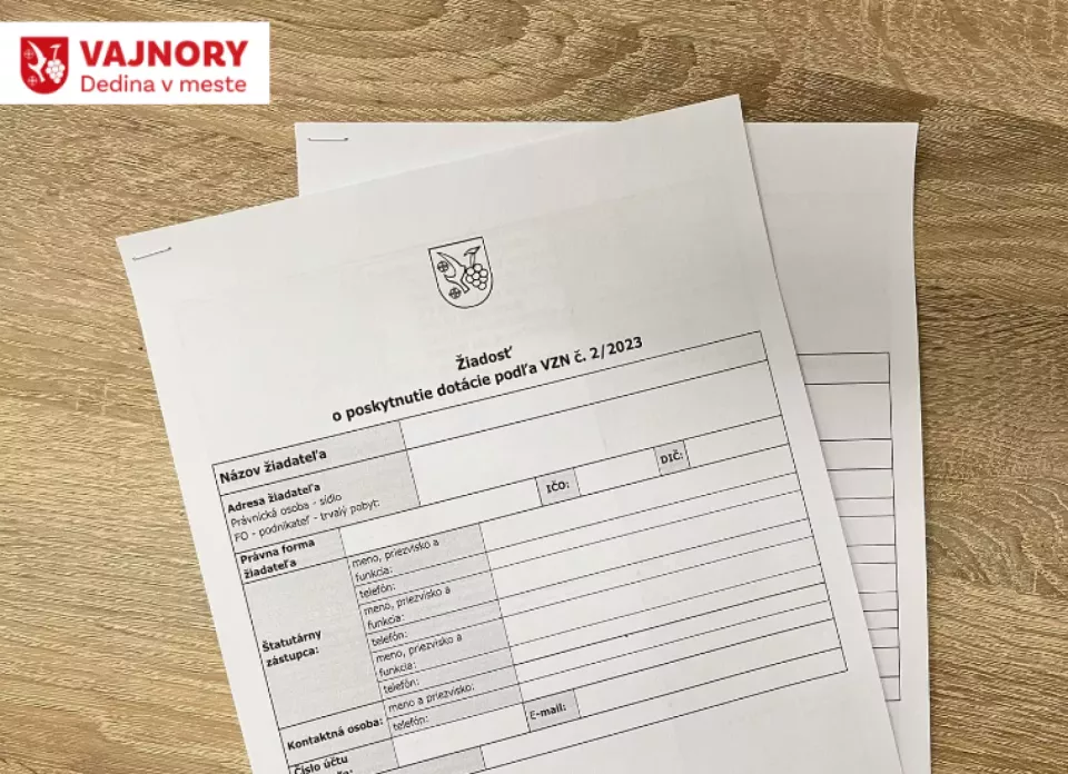 Dotácie na budúci rok môžete žiadať do 30. novembra 2025