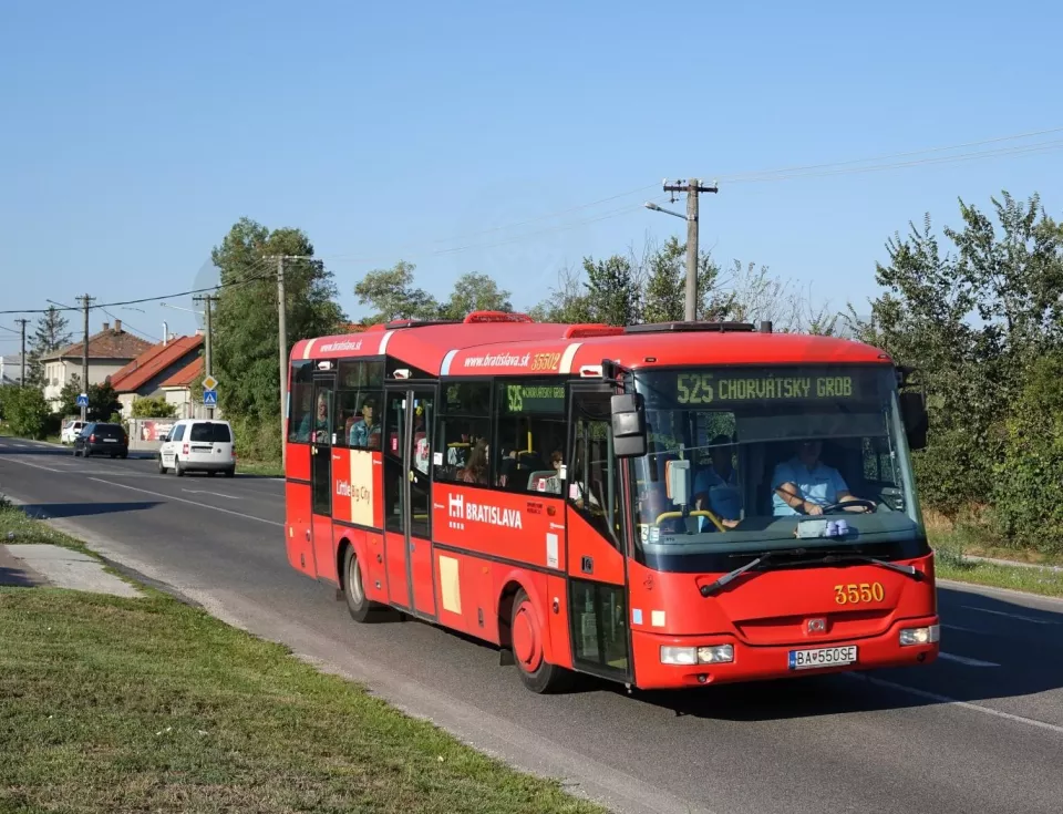 Zmena v BID: úprava trás liniek 525, 527 a 598 vo Vajnoroch