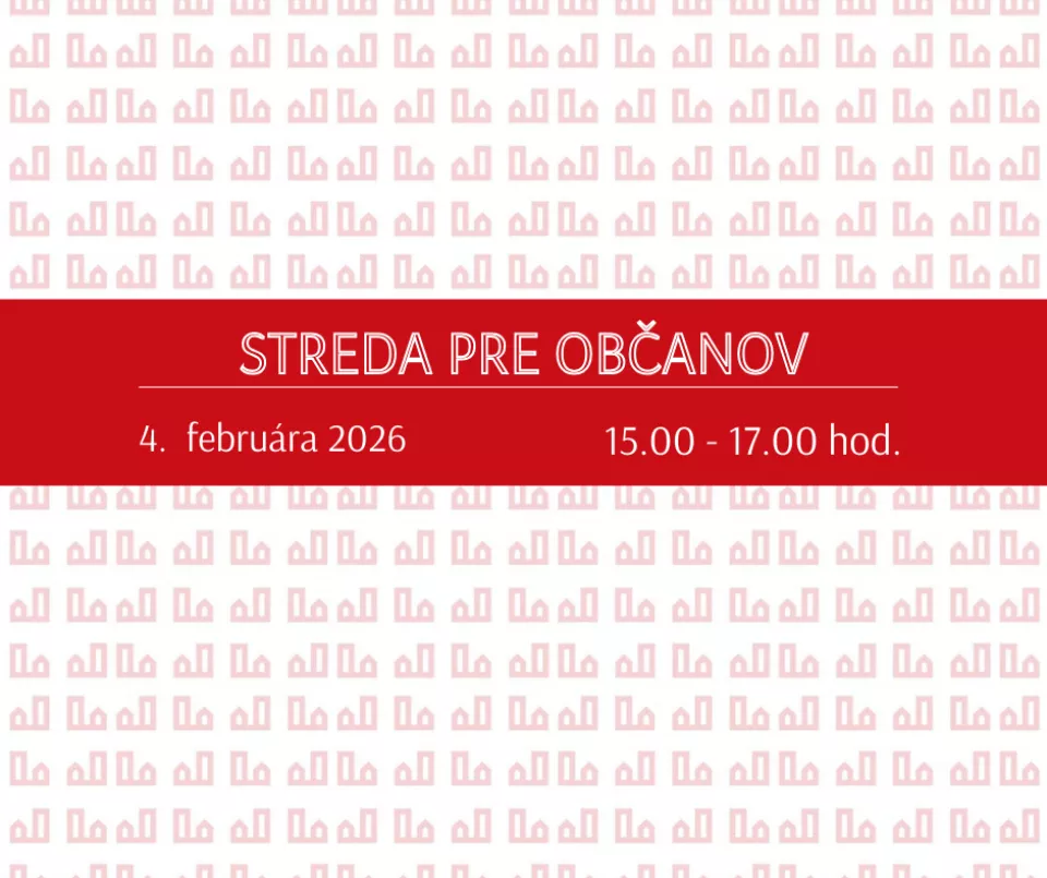 STREDA PRE OBČANOV