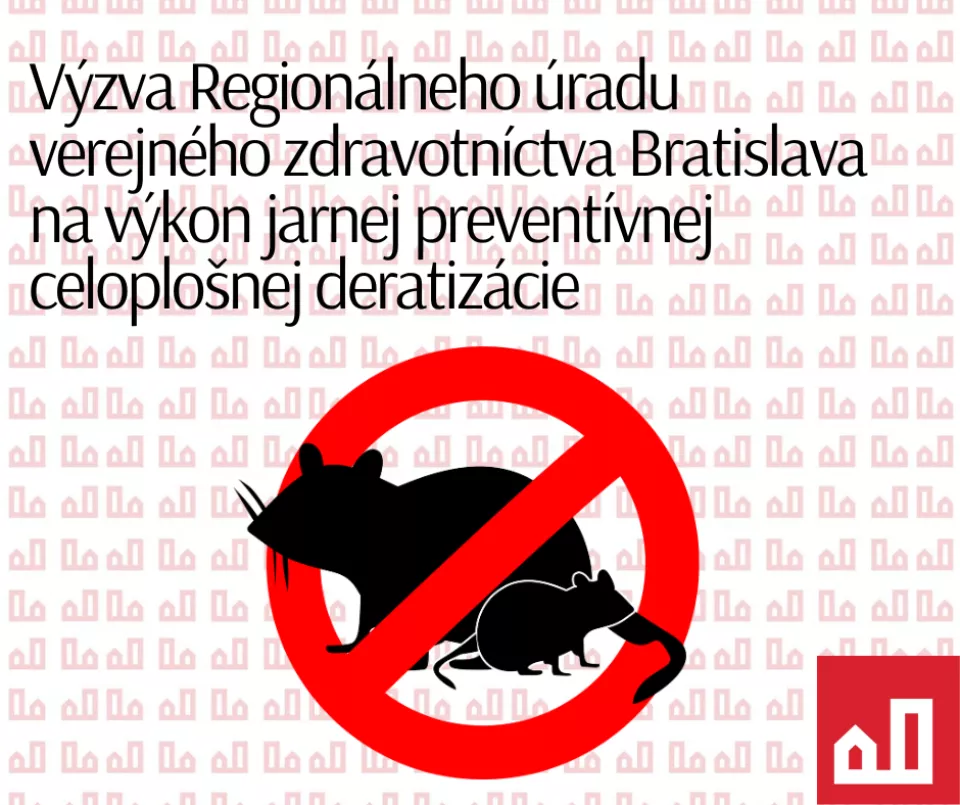 Výzva Regionálneho úradu verejného zdravotníctva Bratislava