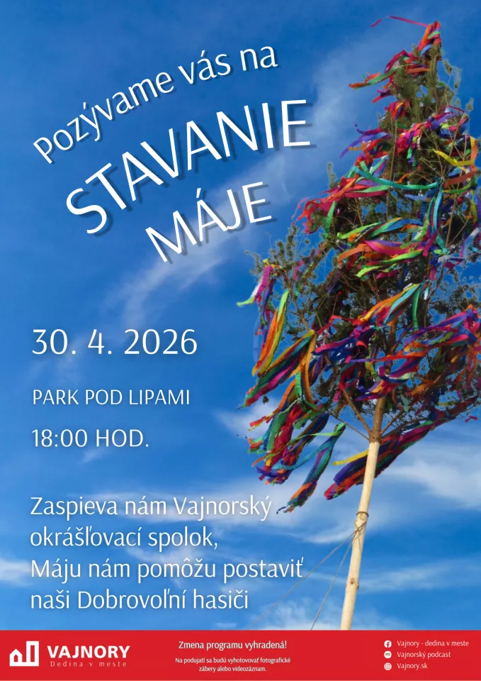 Stavanie Máje