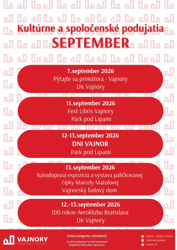 Kultúrne leto 2026