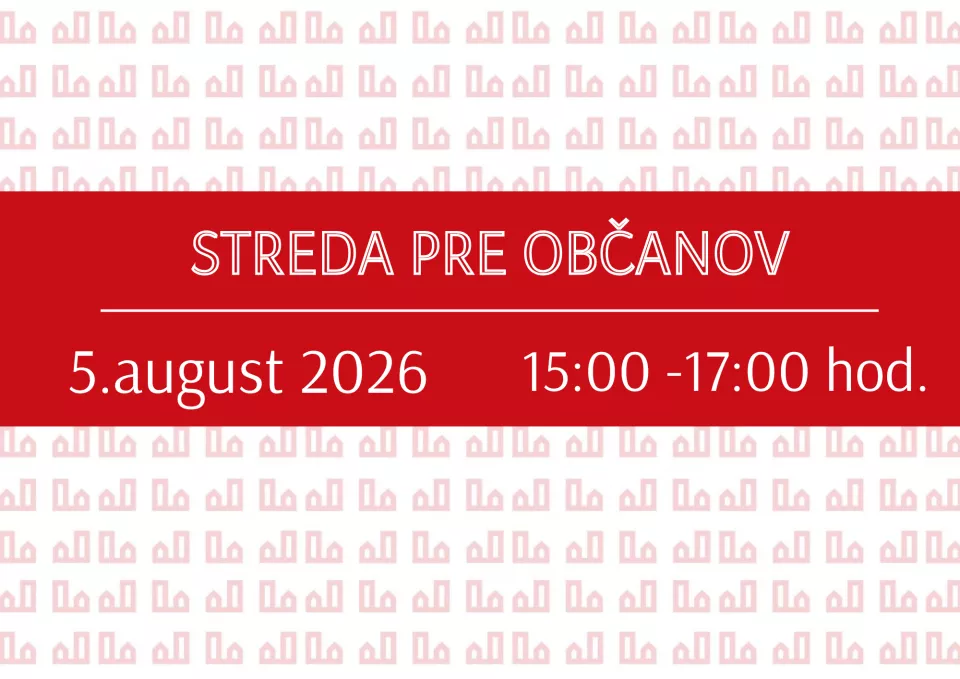 STREDA PRE OBČANOV