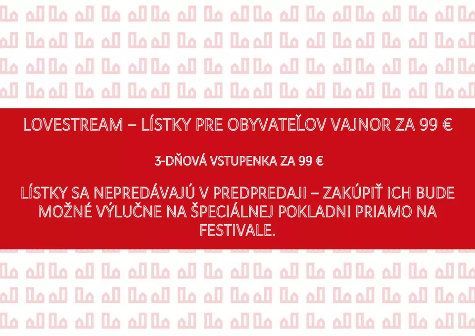 Zvýhodnená cena na Lovestream pre obyvateľov Vajnor