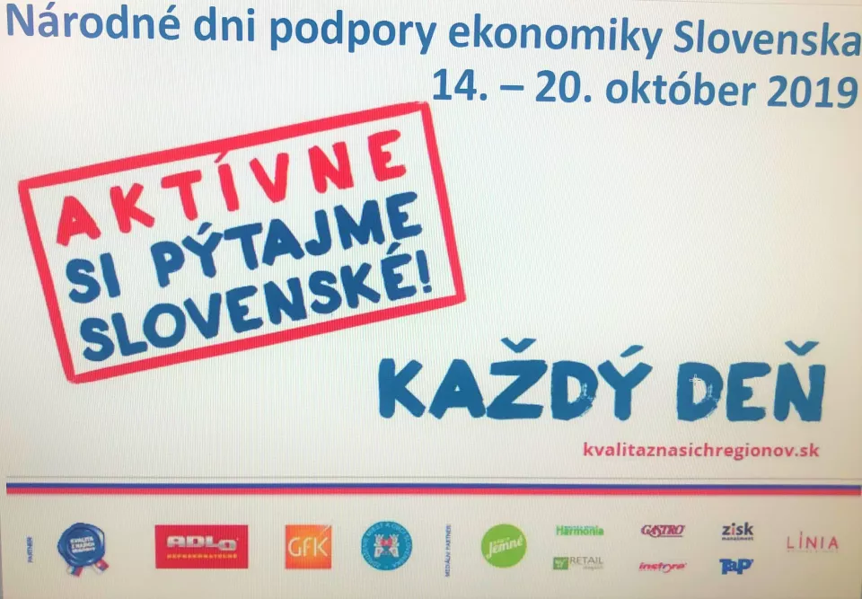 Podporme tento týždeň slovenskú ekonomiku.
