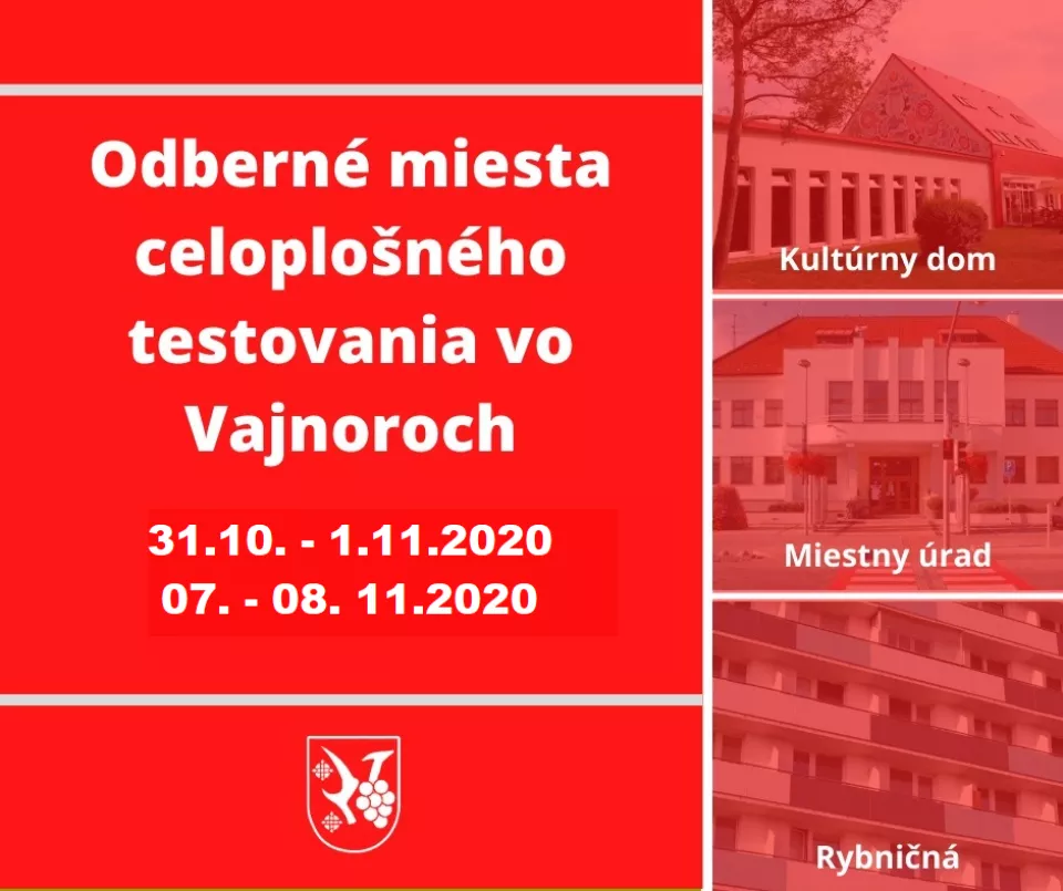 Odberné miesta vo Vajnoroch