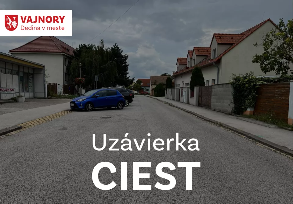 Uzávierka ulíc počas nadchádzajúceho víkendu