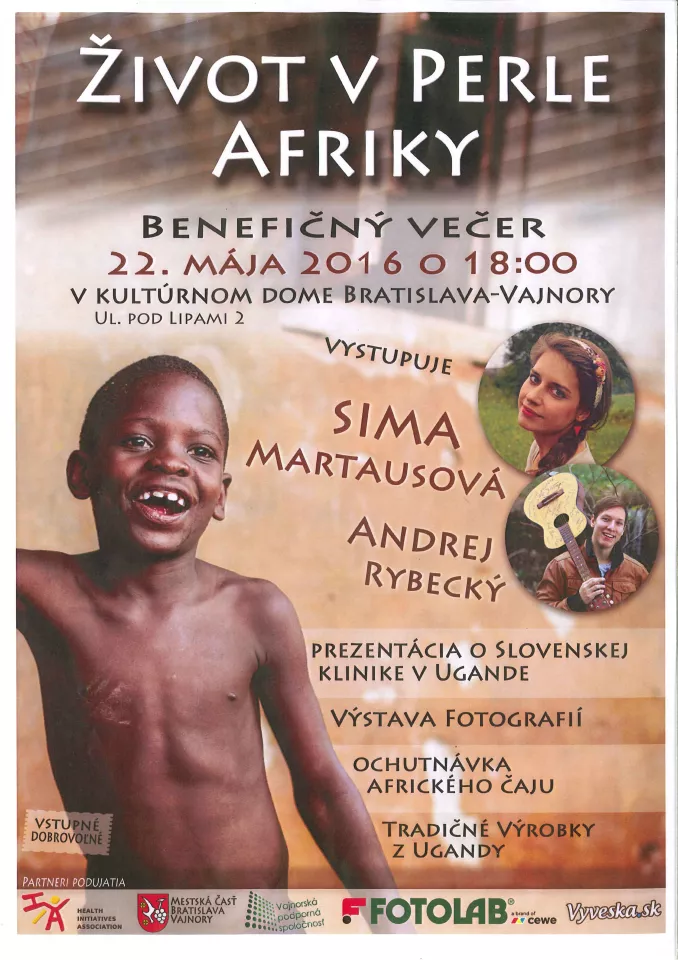 Benefičný večer "ŽIVOT V PERLE AFRIKY"