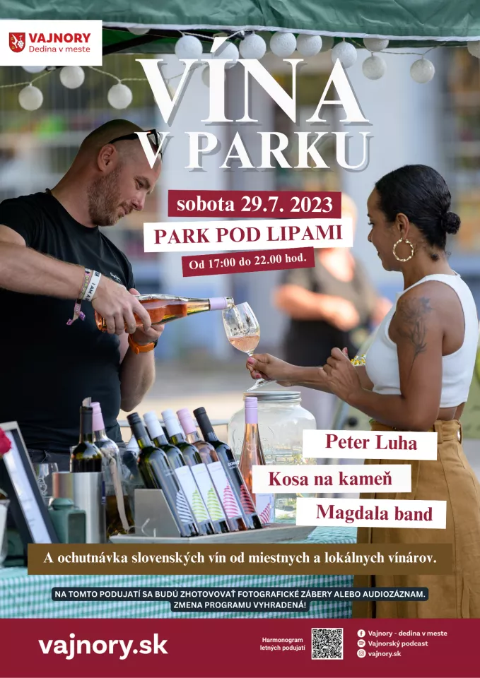 Vína v parku 2023