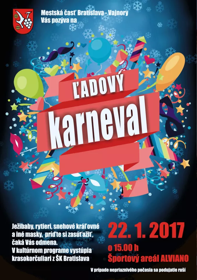 Ľadový karneval 22.1.2017