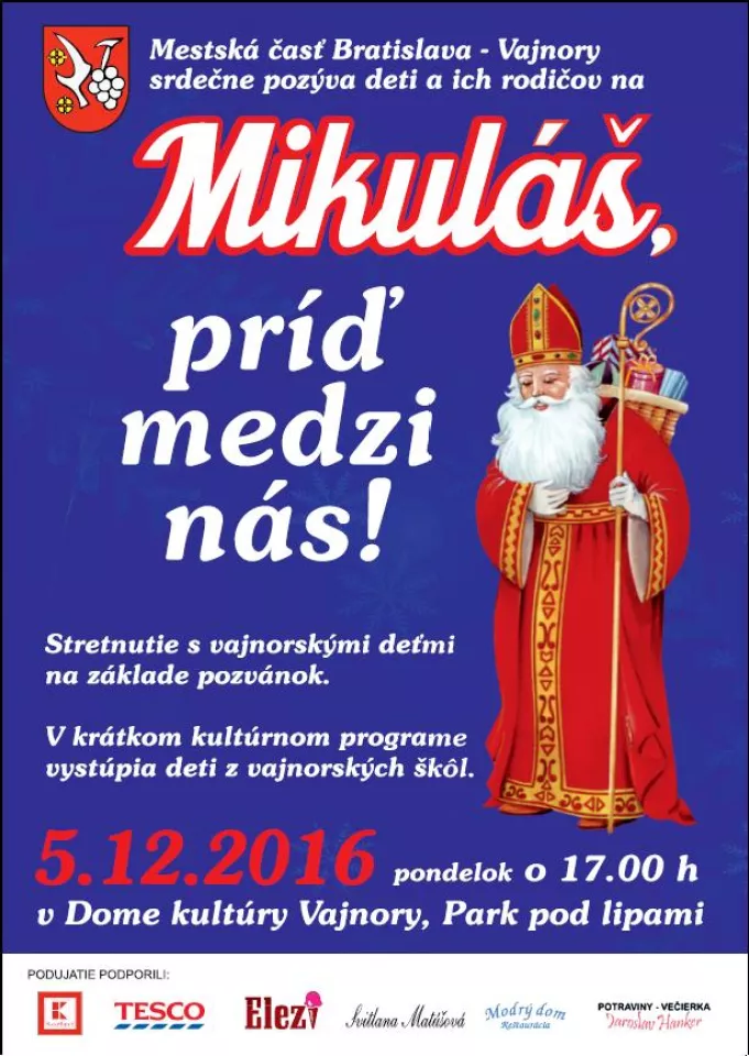 Stretnutie so sv. Mikulášom 5.12.2016