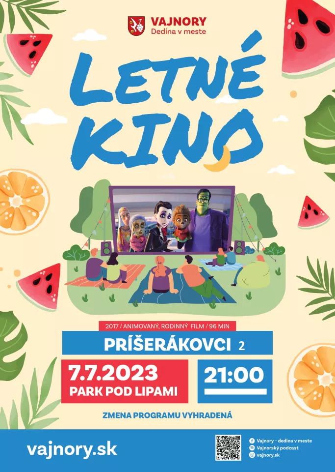 OPEN AIR Letné kino 2023: Príšerakovci 2