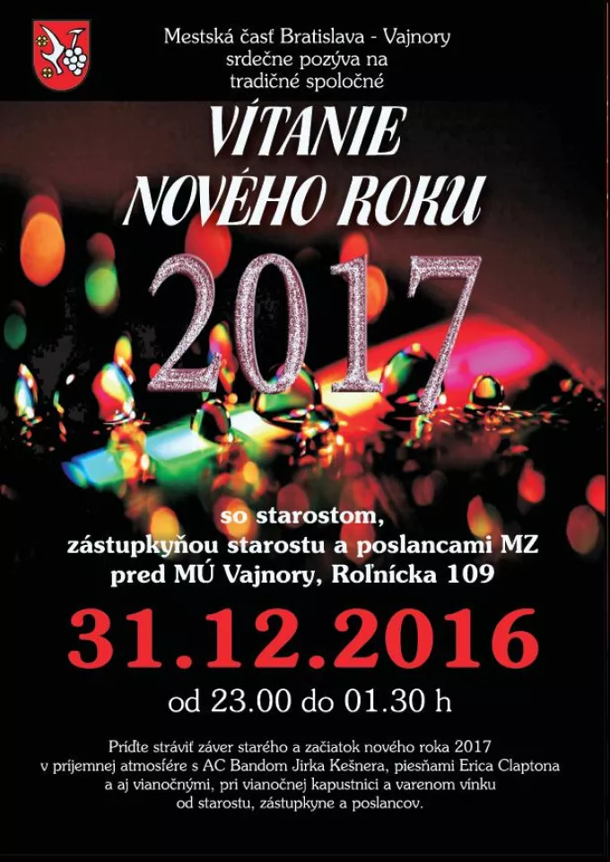Silvester - Vítanie roka 2017