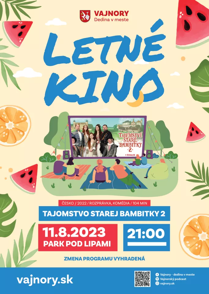 OPEN AIR Letné kino 2023: Tajomstvo starej bambitky 2